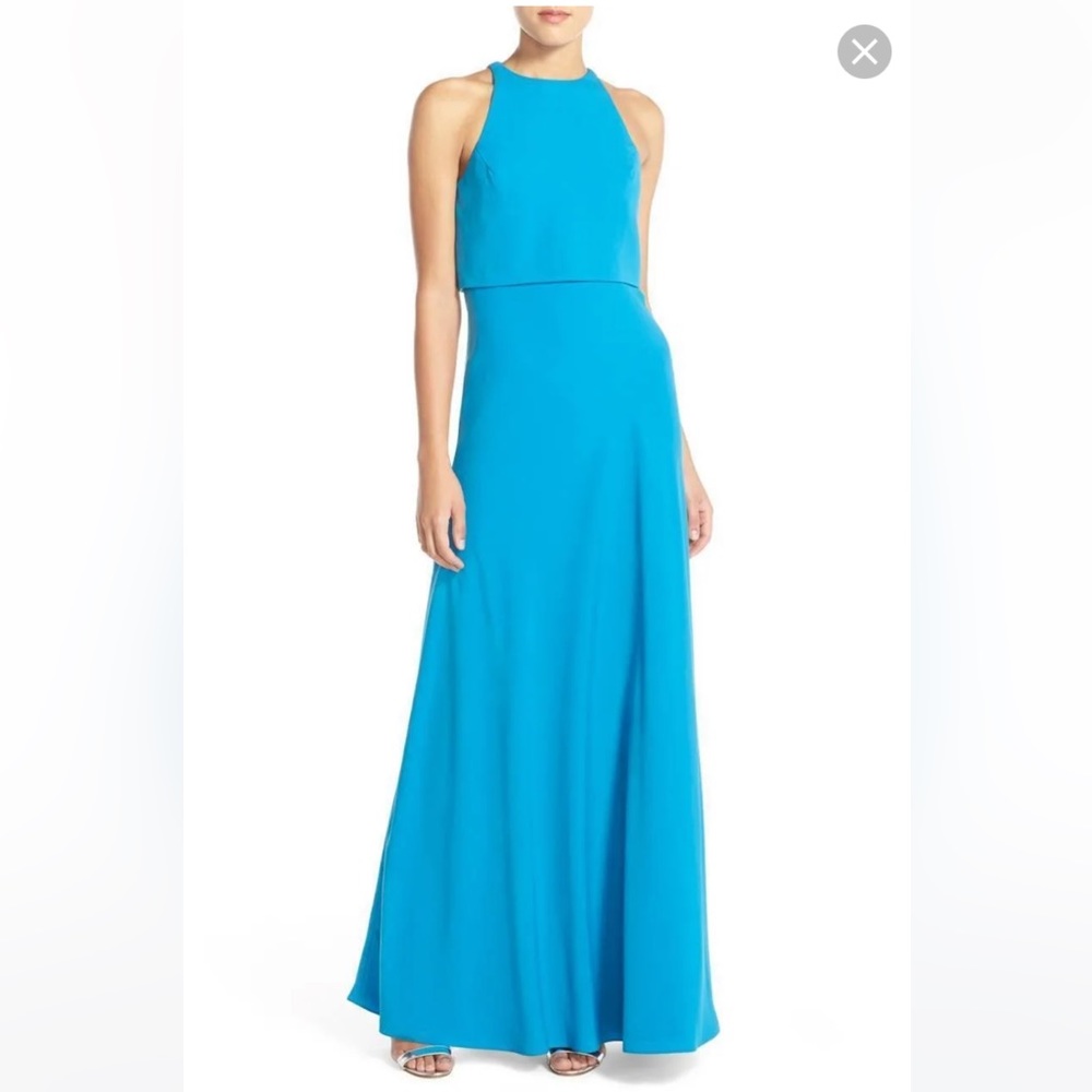 NWT Jill jill Stuart popover gown size 2 light blue
